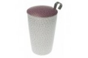 Theemok "Stones Lilac Dark" met theezeef